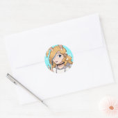 HunneBunn PFP Decal Ronde Sticker (Envelop)