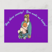 HunneeBunn Briefkaart (Voorkant)