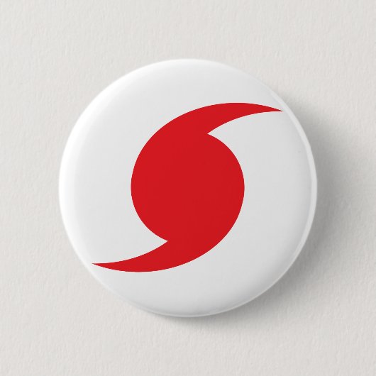 Hunnicane Symbol Ronde Button 5,7 Cm (Voorkant)