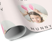 Hunny Bunny Foto Paaswolk Cadeaupapier (Rol Hoek)