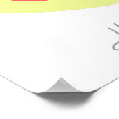 Hunny Bunny Funky A3 Poster (Hoek)