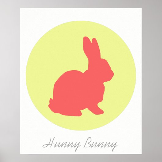 Hunny Bunny Funky A3 Poster (Voorkant)
