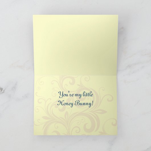  Hunny Bunny Kaart (Binnen)