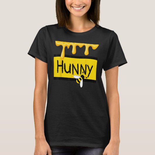 Hunny (Honing) Jar Simuleren met het druppelen van T-shirt (Voorkant)