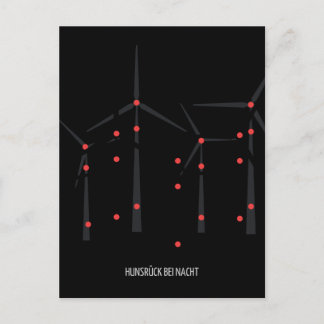 Hunsrück bei Nacht II Briefkaart