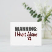 Hunt Alone Briefkaart (Staand voorkant)