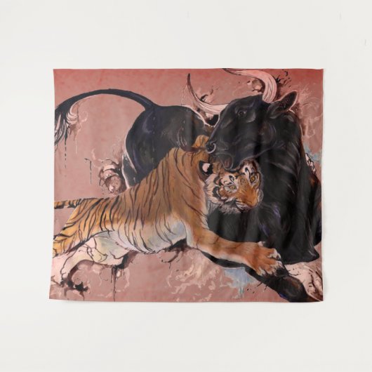 Hunt art wandkleed (Voorkant (horizontaal))