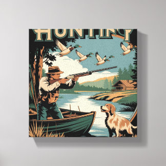 Hunt begint avontuur met gestrekte canvas prints