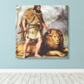 Hunt begint met vastleggen Display Hunt Canvas Afdruk (Insitu (Houten vloer))