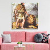 Hunt begint met vastleggen Display Hunt Canvas Afdruk (Insitu (Woonkamer))