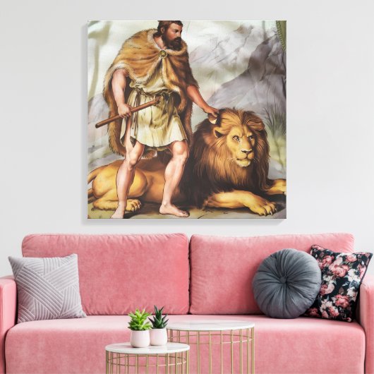 Hunt begint met vastleggen Display Hunt Canvas Afdruk (Insitu (Woonkamer))