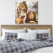 Hunt begint met vastleggen Display Hunt Canvas Afdruk (Insitu (Slaapkamer))