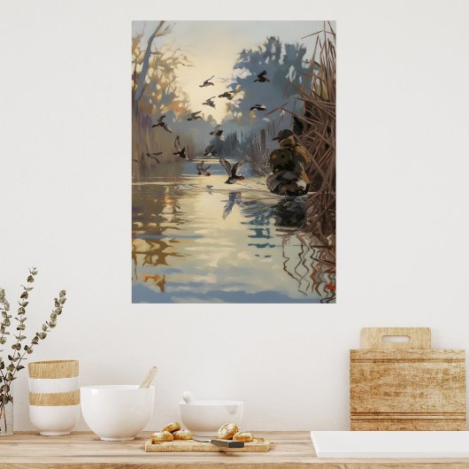 Hunt begint seizoen jacht ik heb gesproken poster (Keuken)