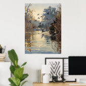 Hunt begint seizoen jacht ik heb gesproken poster (Thuiskantoor)