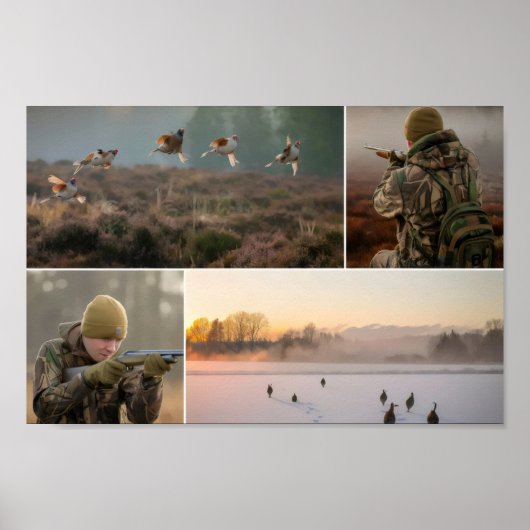 Hunt begint seizoen premiejager poster (Voorkant)