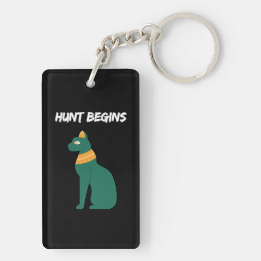 Hunt begint Sleutelhanger (achterkant)