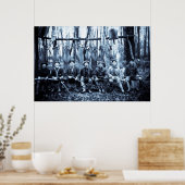 Hunt Club 1911  Der Hunters Poster (Keuken)