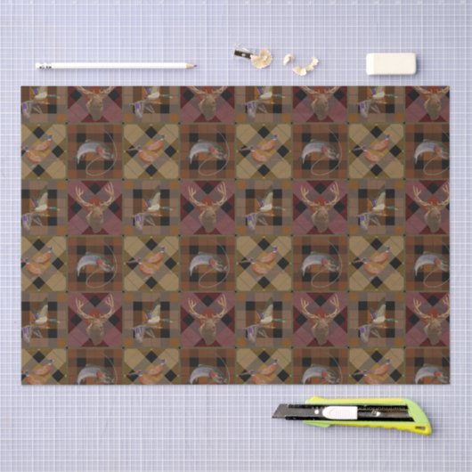 Hunt Club speelde met wild spel Tissuepapier (Craft)