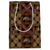 Hunt Club speelde met wilde dieren Medium Cadeauzakje (Voorkant)