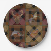 Hunt Club speelde met Wildlife Game Papieren Bordje (Voorkant)