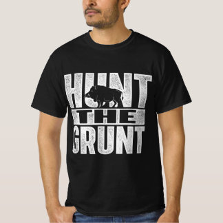 Hunt de jacht op wilde hog in de boomgaard t-shirt