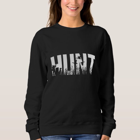 HUNT Duck Hunting Shirt Duck Slayer Duck Hunter (Voorkant)
