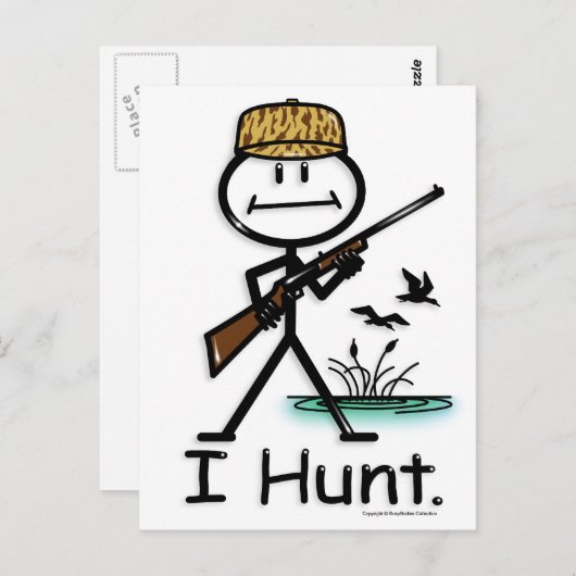 Hunt:eend Briefkaart (Voorkant / Achterkant)