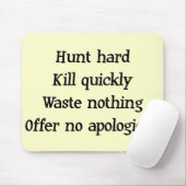 Hunt Hard Mousepad Muismat (Met muis)