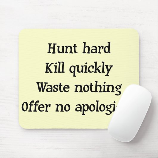Hunt Hard Mousepad Muismat (Met muis)