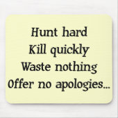 Hunt Hard Mousepad Muismat (Voorkant)