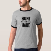 Hunt hard, Vetjongen buiten T-shirt (Voorkant)