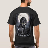 Hunt in Silence Wolf Motivation Shirt (Achterkant)