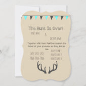 Hunt is over Cream Kaart (Voorkant)