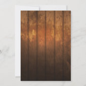 Hunt is over de doucheuitnodiging voor koppels kaart (Achterkant)