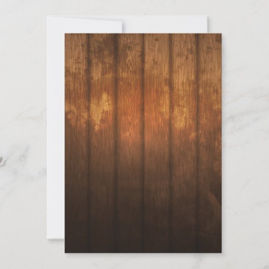 Hunt is over de doucheuitnodiging voor koppels kaart (Achterkant)