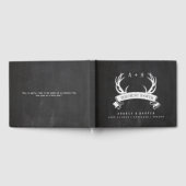 Hunt is over gepersonaliseerd huwelijksgastenboek gastenboek (Volledig)