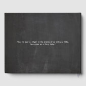 Hunt is over gepersonaliseerd huwelijksgastenboek gastenboek (Achterkant)