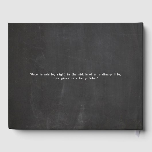 Hunt is over gepersonaliseerd huwelijksgastenboek gastenboek (Achterkant)