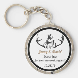 "Hunt is over" Persoonlijke Zeer belangrijke Ring  Sleutelhanger