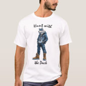 Hunt met het Pack Wolf Warrior T-shirt (Voorkant)