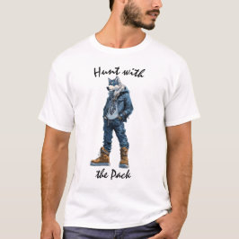Hunt met het Pack Wolf Warrior T-shirt
