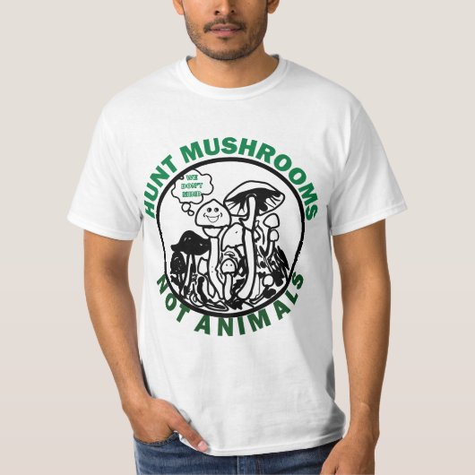 Hunt Mushroom's Not 567n8imals T-shirt (Voorkant)