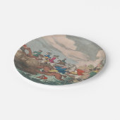 Hunt - Ronde papieren Borden Bordje (Gekanteld)