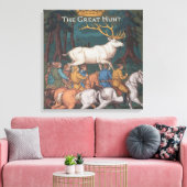 Hunt start met Perfect Ledge Hunting Home Canvas Afdruk (Insitu (Woonkamer))