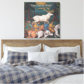 Hunt start met Perfect Ledge Hunting Home Canvas Afdruk (Insitu (Slaapkamer))