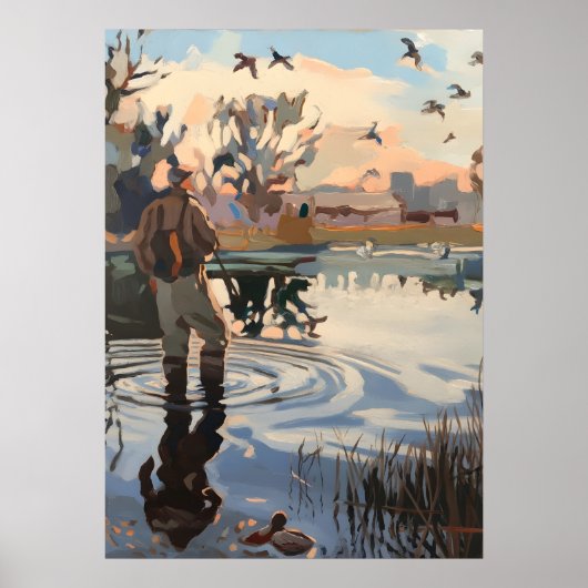 Hunt start seizoen jager poster (Voorkant)