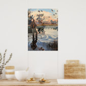 Hunt start seizoen jager poster (Keuken)