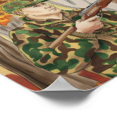 Hunt start seizoen jager poster (Hoek)