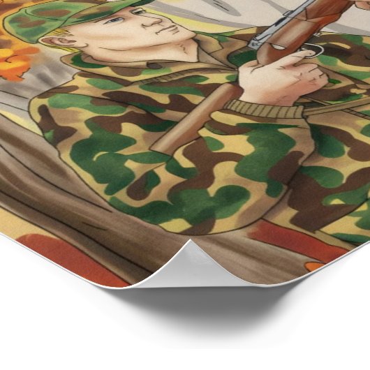 Hunt start seizoen jager poster (Hoek)