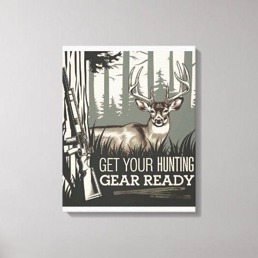 Hunt start Walnut Ledges voor je beste foto's Canvas Afdruk (Voorkant)